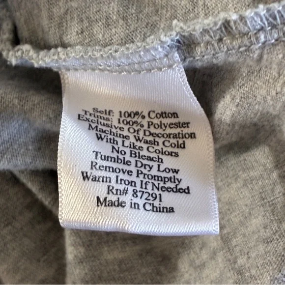 Johnny Was JWLA Love, Floral, and Birds Gray Tunic Dress - Size Medium - Picture 15 of 15